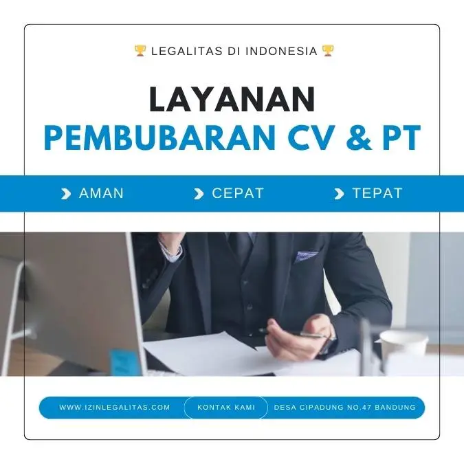 layanan jasa pembubaran cv dan pt