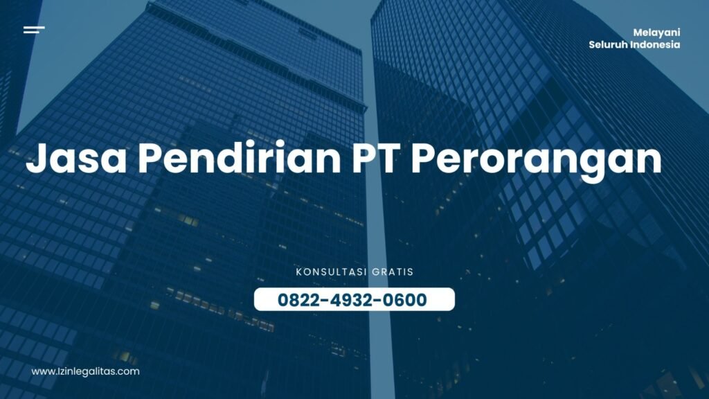 Jasa Buat PT Perorangan bandung