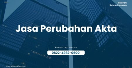jasa perubahan akta