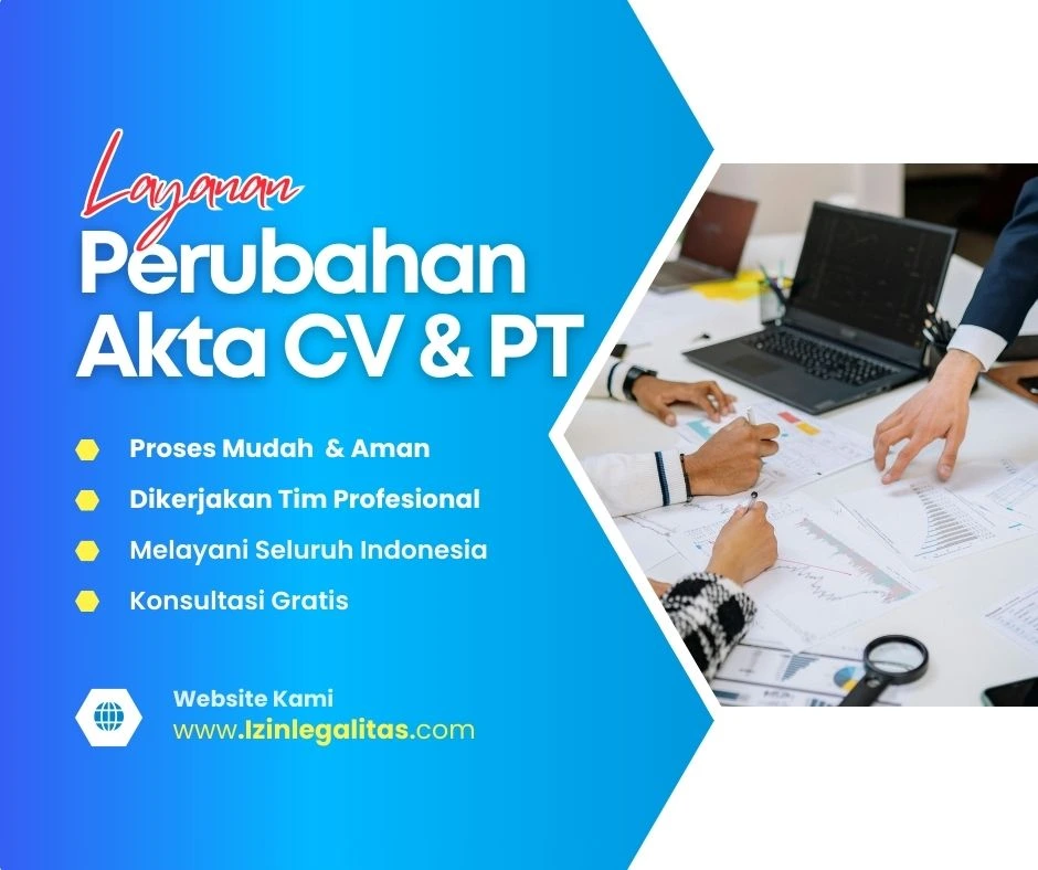 perubahan akta cv dan pt